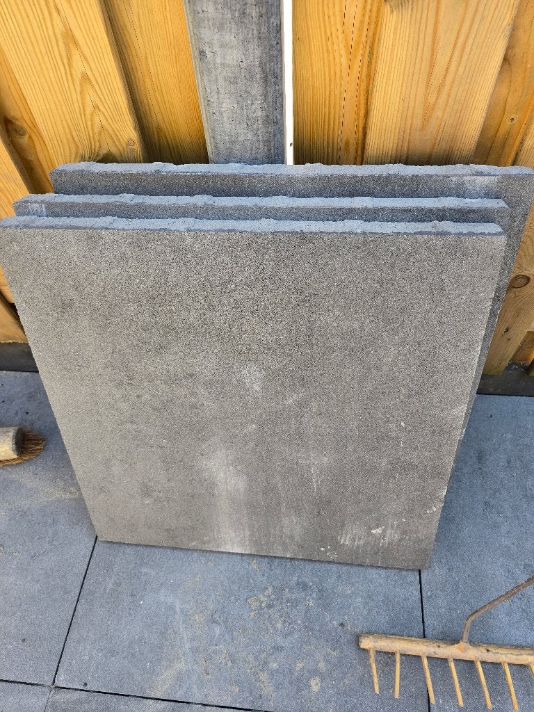 Tuin tegels, Ophalen, Nieuw, 10 m² of meer, Beton