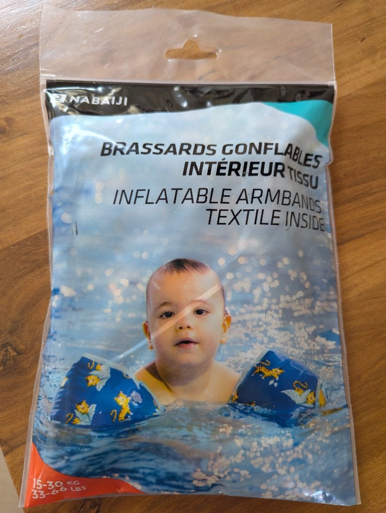 Nabaiji opblaasbare zwembandjes voor kinderen, Jongen of Meisje, Nieuw, Overige maten, Zwem-accessoire