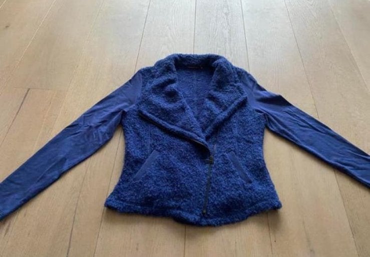 Vest jasje sandwich M L nieuwstaat, Ophalen of Verzenden, Zo goed als nieuw, Maat 42/44 (L), Blauw