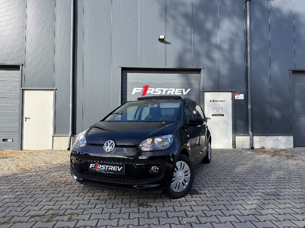Volkswagen HIGH UP! AUTOMAAT/PANORAMADAK/5DEURS/PDC/CRUISE!, Auto's, Euro 5, Zwart, Leder, Bedrijf