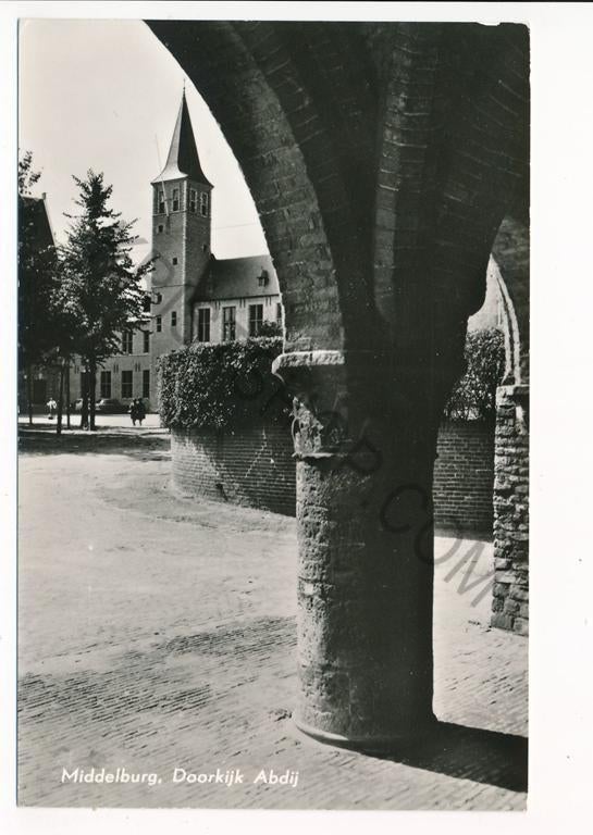 Middelburg - Doorkijk Abdij [003-5506, Verzenden, 1940 tot 1960, Ongelopen, Zeeland