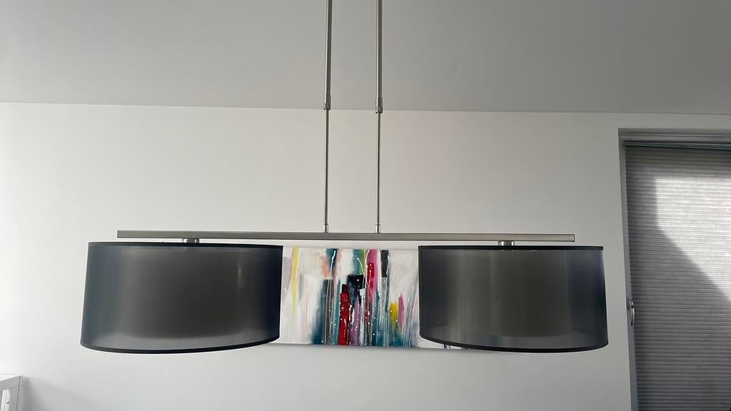 Hanglamp rietveld, Huis en Inrichting, Lampen | Hanglampen, Ophalen, Zo goed als nieuw, 75 cm of meer
