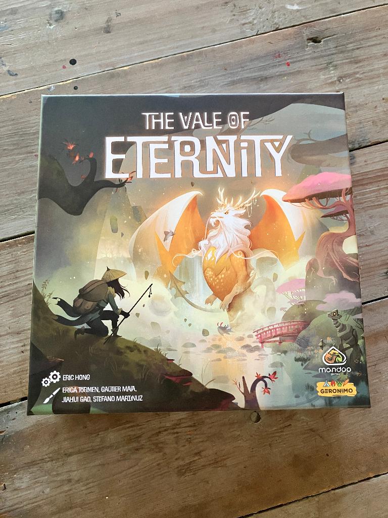 The Vale of Eternity boardspel, Overige genres, 2 spelers, Ophalen of Verzenden, Zo goed als nieuw