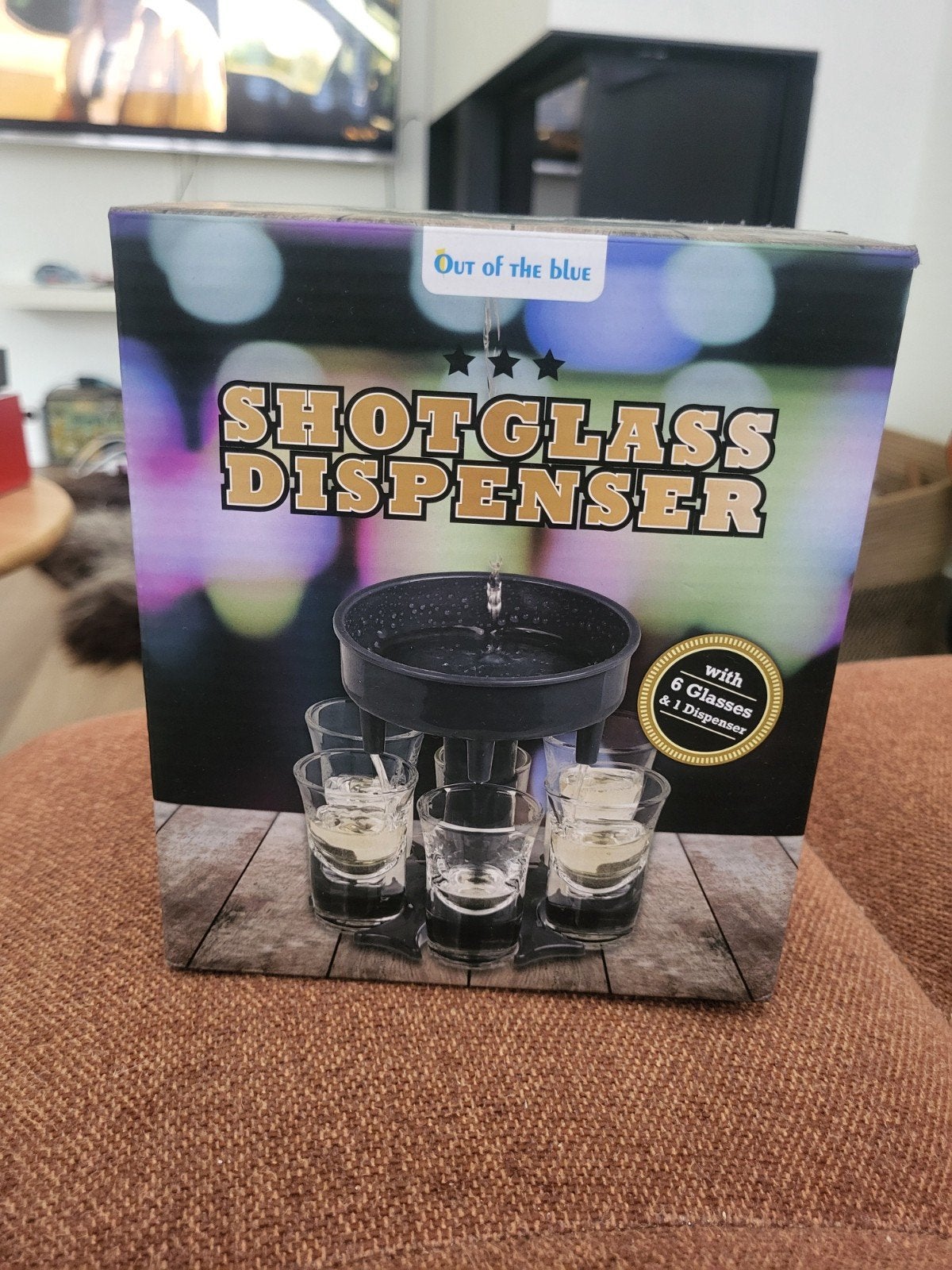 Shotglas Dispenser met 6 Shotglazen - Nieuw en Geseald, Huis en Inrichting, Overige typen, Kunststof, Nieuw, Ophalen of Verzenden