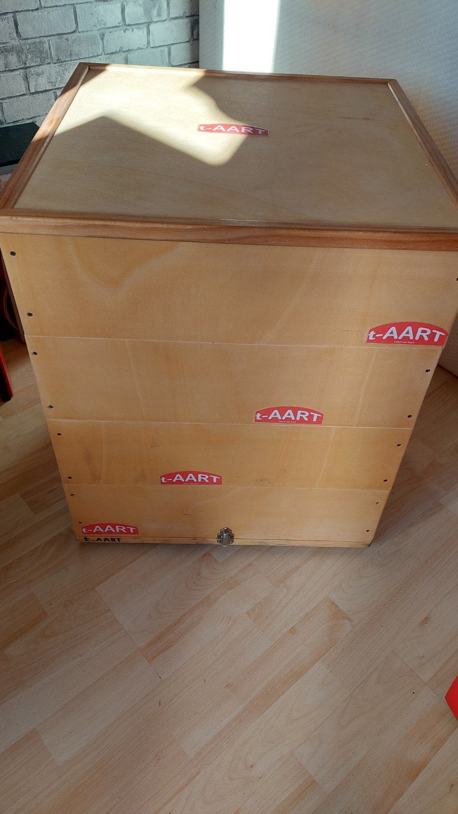 Houten kist met deksel voor taarten, Ophalen, Gebruikt, Taarten, Versiering