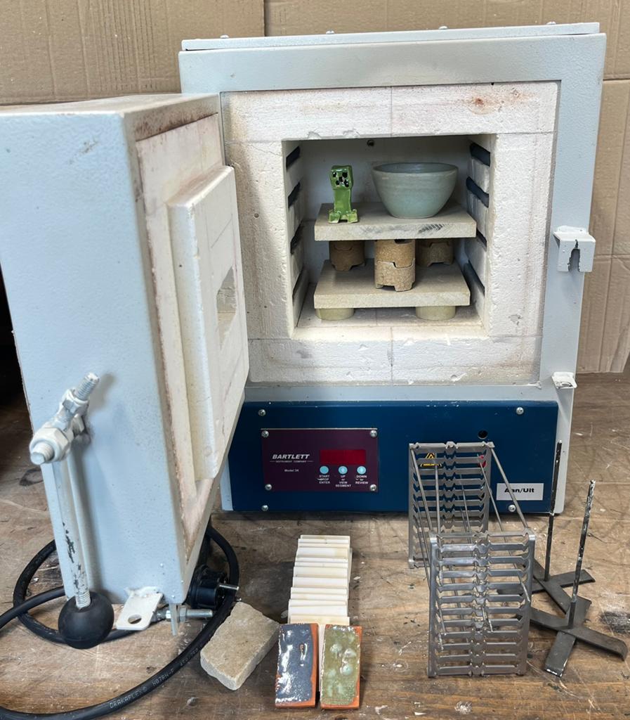 Keramiekoven moffeloven Bartlett 1240C, Ophalen