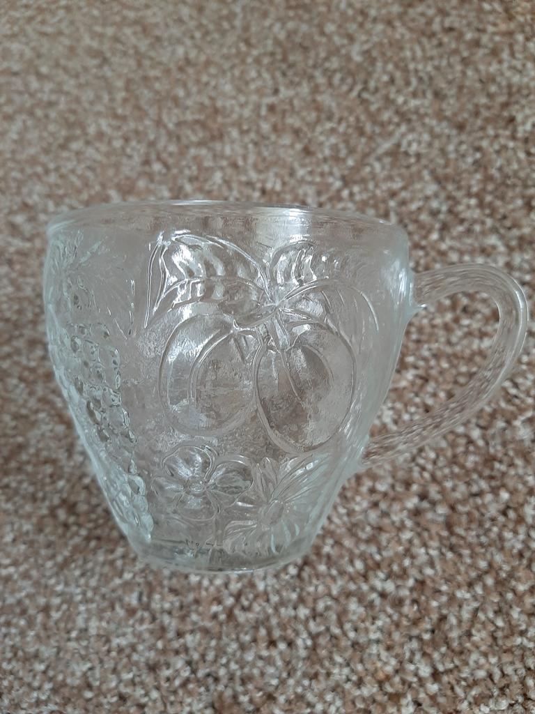Glazen bowlset met 6 kommen, Ophalen