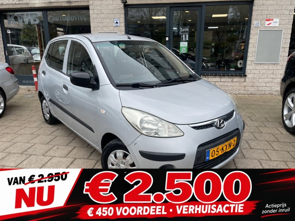Hyundai i10 1.1 | Airco | Nieuwe APK | 4 | nieuwe Banden | B, Auto's, Gebruikt, 31 €/maand, 4 cilinders, 400 kg