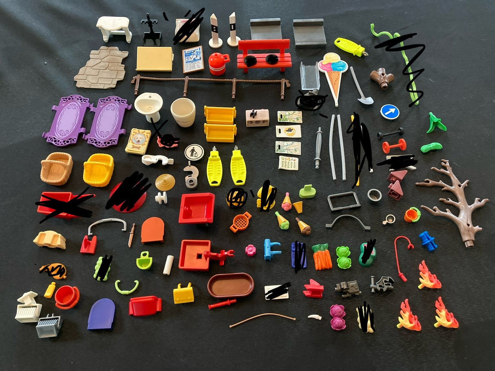 Playmobil divers huisraad., Ophalen of Verzenden, Zo goed als nieuw
