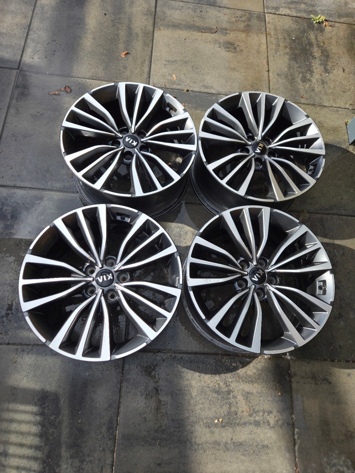 Set van 4 Kia velgen 18 inch (stinger), Auto-onderdelen, Ophalen, Gebruikt, 18 inch, Velg(en)