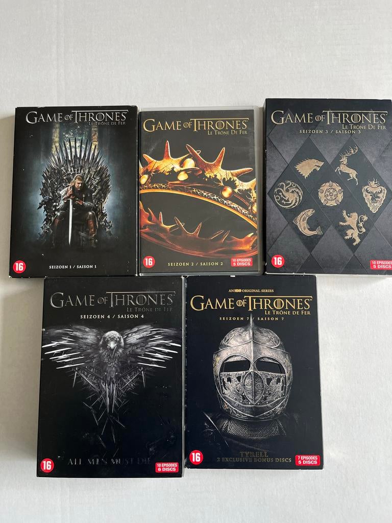 Game of Thrones Seizoen 1,2,3,4, Gebruikt, Vanaf 16 jaar, Boxset, Drama