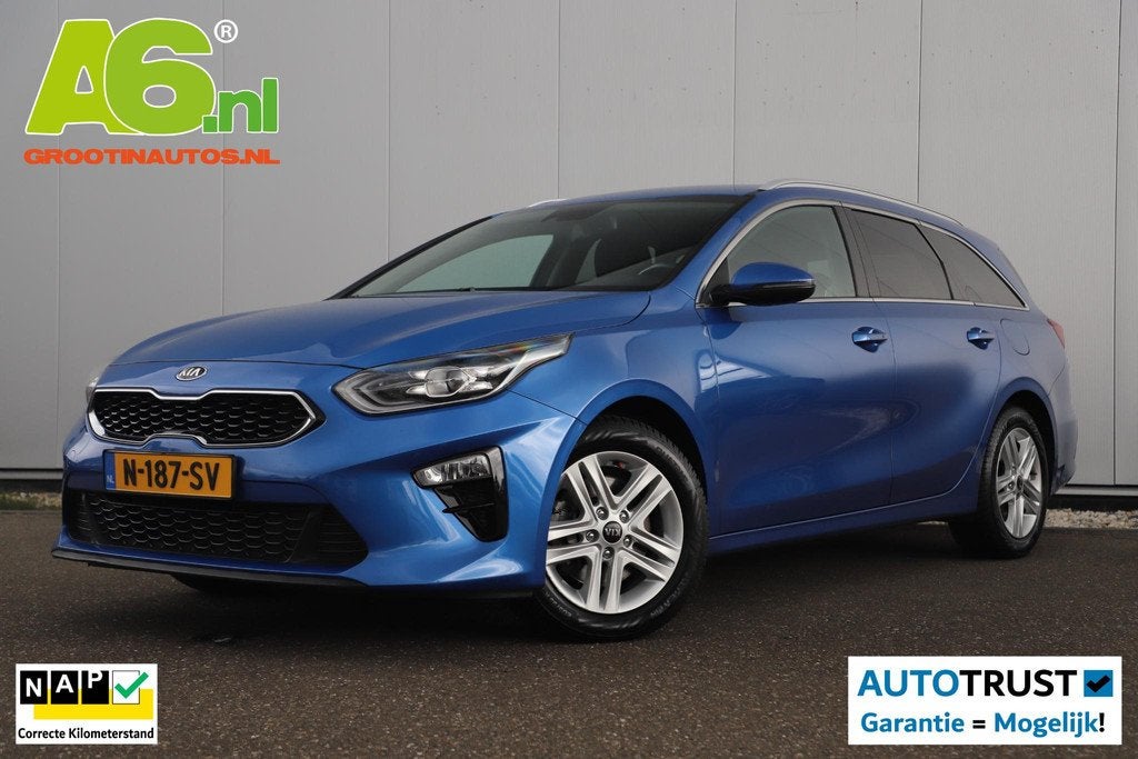 Kia Ceed Sportswagon 1.5 T-GDi DynamicLine 161PK Automaat Na, Auto's, Kia, Stof, Gebruikt, Euro 6, 4 cilinders