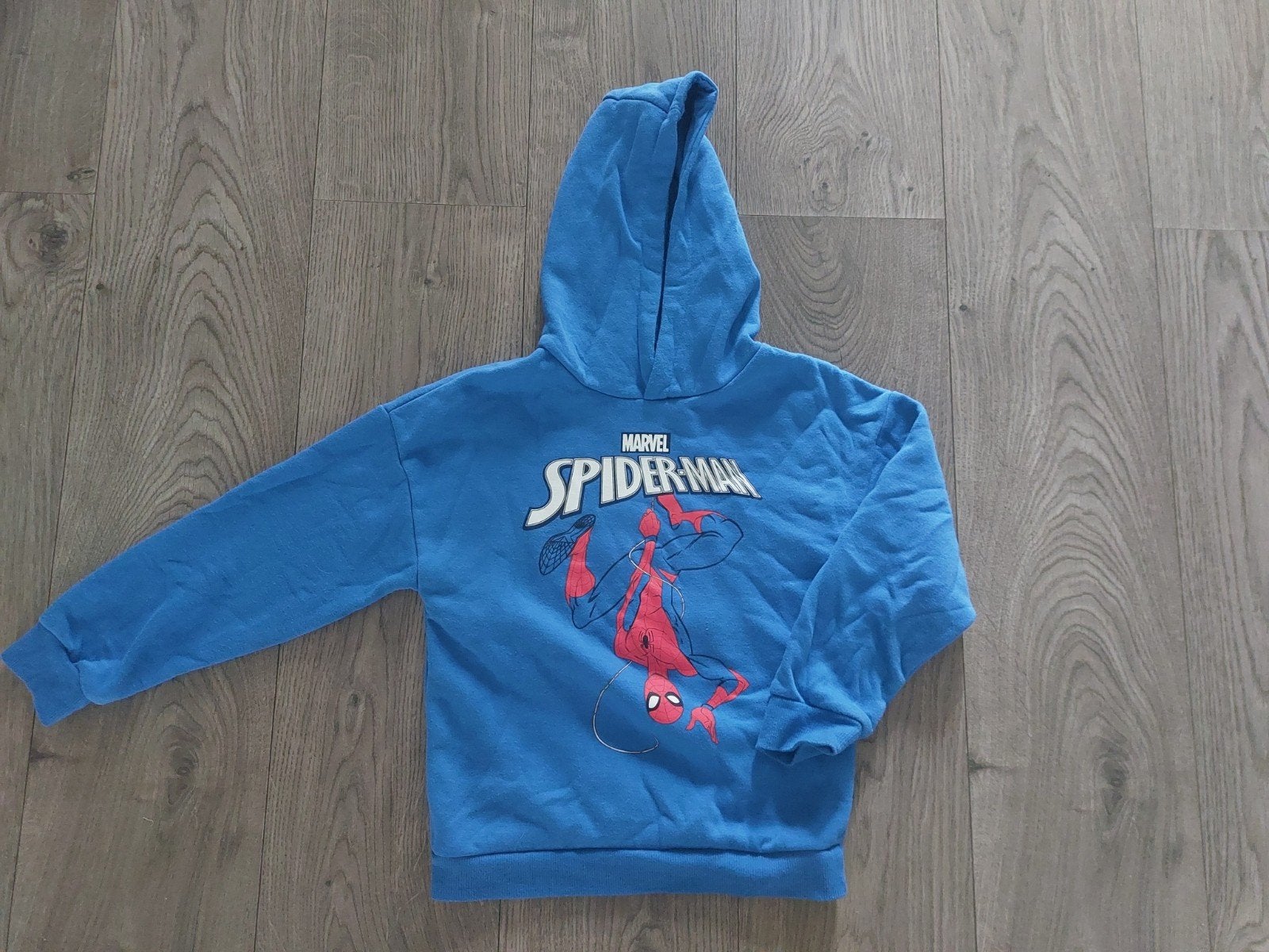 SPIDERMAN hoodie maat 128, Kinderen en Baby's, Gebruikt, Trui of Vest, Ophalen of Verzenden, Marvel