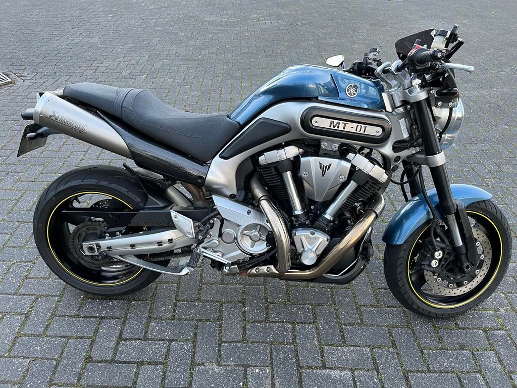 Yamaha MT-01 2008 met Akrapovic uitlaten en alarm, 2 cilinders, Motorrijbewijs A, Particulier, Meer dan 35 kW
