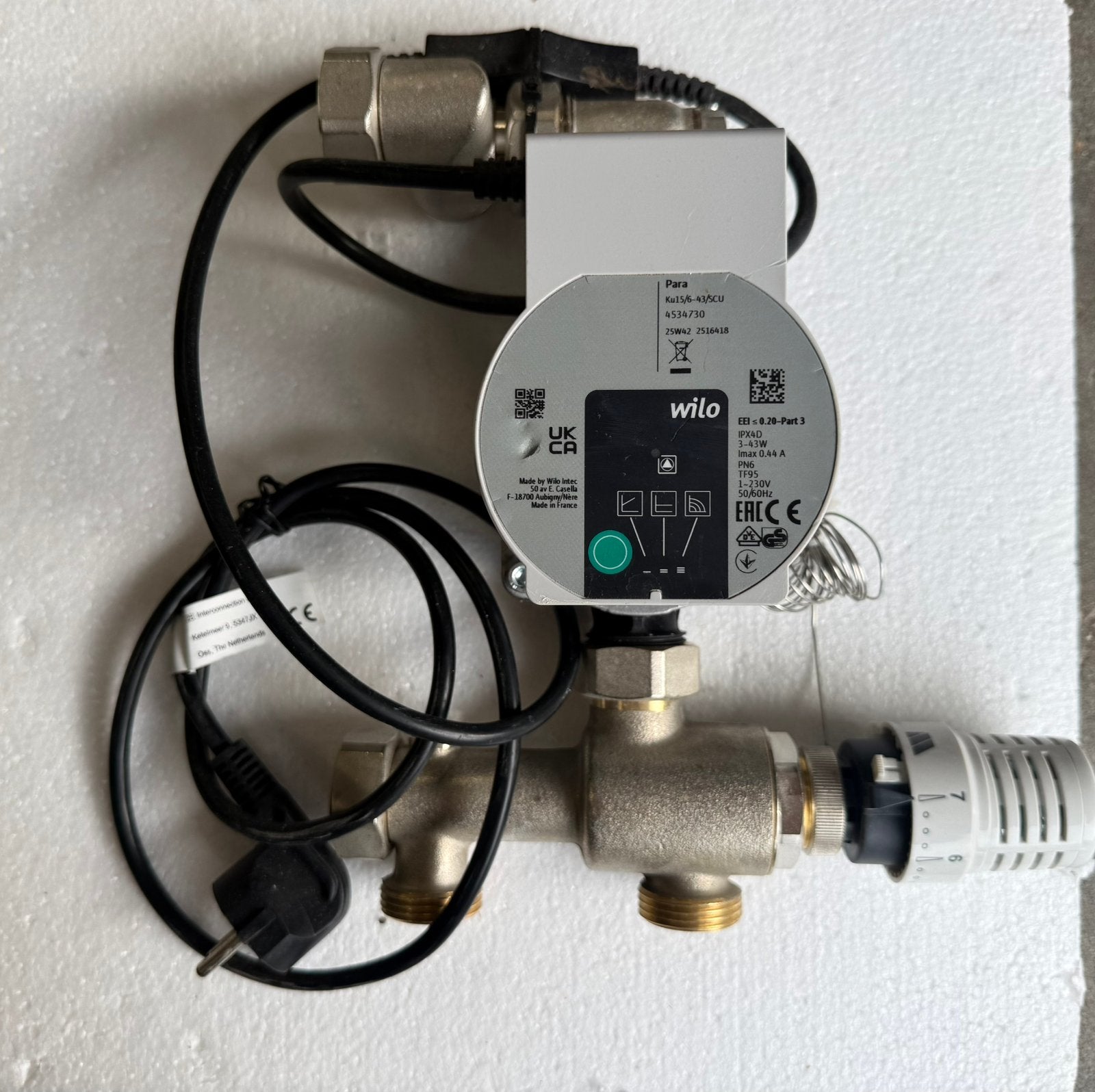 Wilo Para Ku15/6-43/SCU circulatiepomp, Ophalen of Verzenden, Gebruikt, Minder dan 200 watt, Overige typen