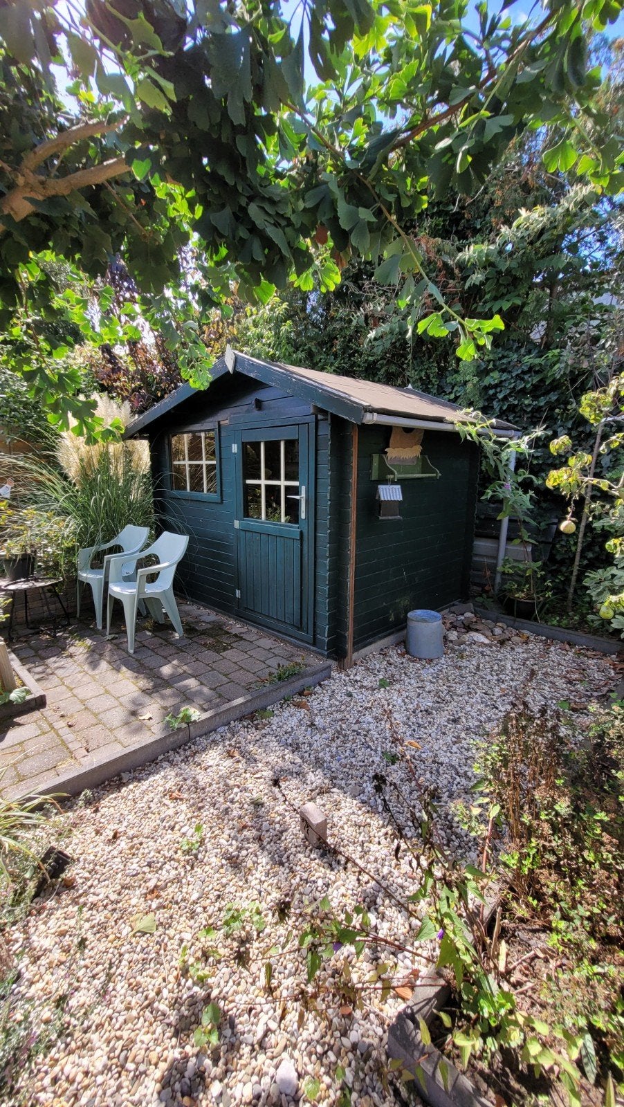 Tuinhuisje hout, Tuin en Terras, Tuinhuizen, Ophalen, Gebruikt, 250 tot 500 cm, Blokhut