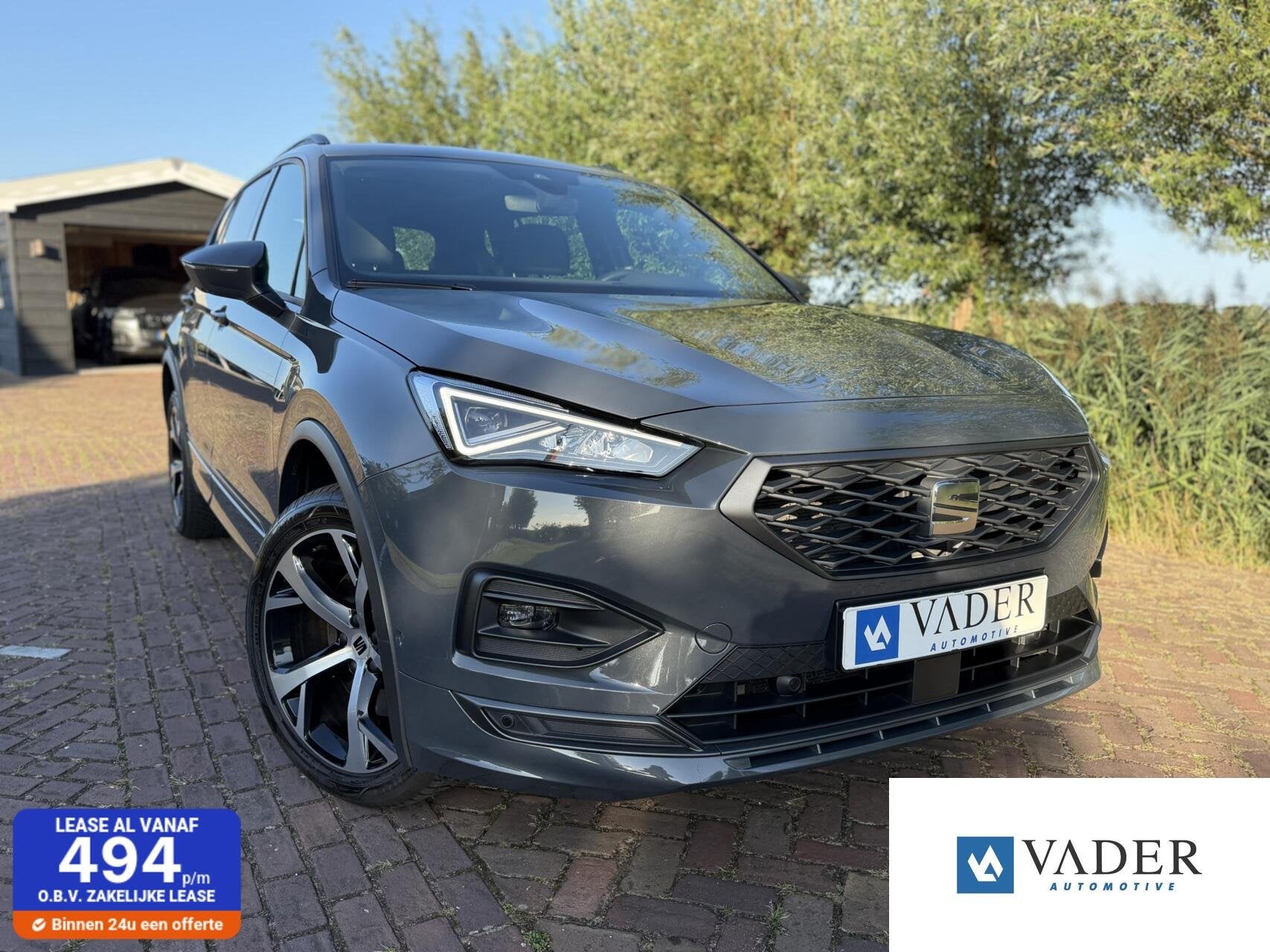 Seat Tarraco 1.4 TSI e-Hybrid PHEV FR Panodak Trekhaak Leder, Auto's, Gebruikt, 4 cilinders, Adaptive Cruise Control, Hybride Elektrisch/Benzine