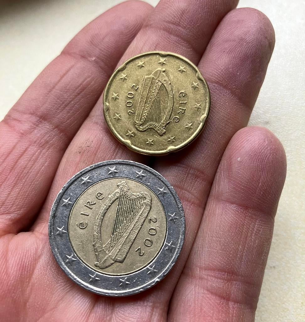 2 Euromunt + € 0,20 IERLAND 🇮🇪, Ophalen of Verzenden, Ierland, 2 euro