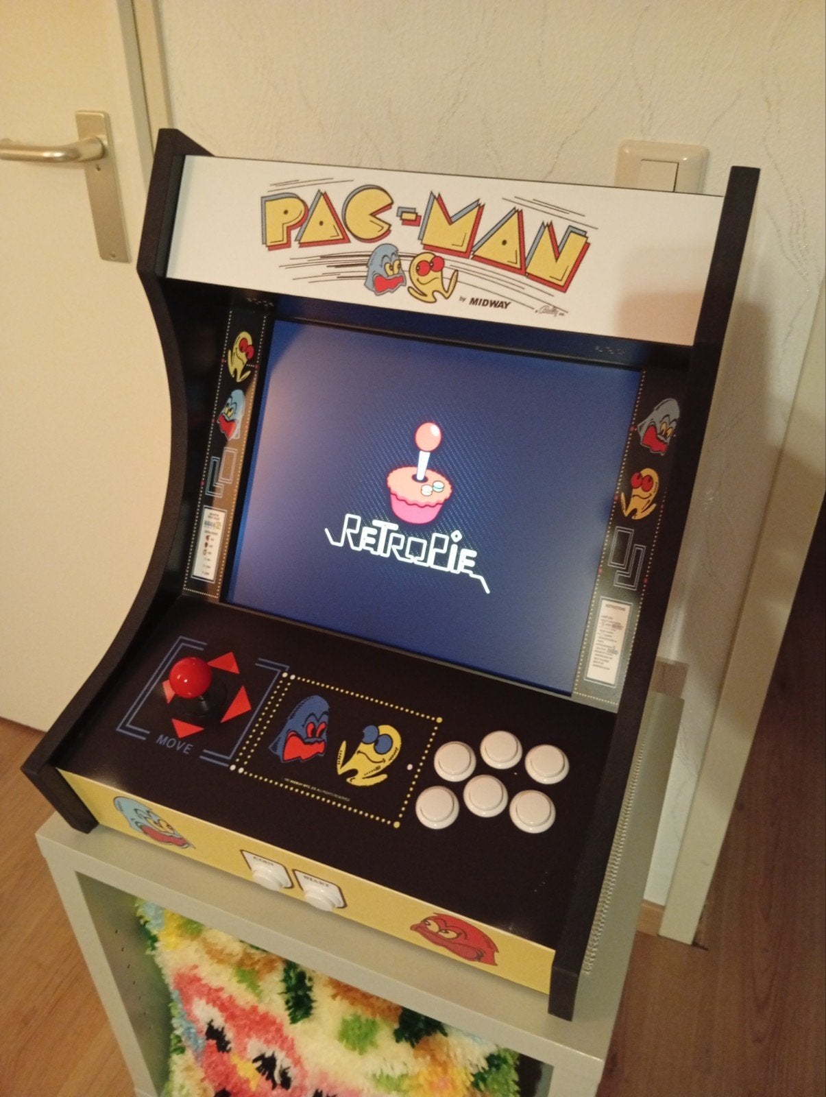Arcade game kast Pac-man, Ophalen