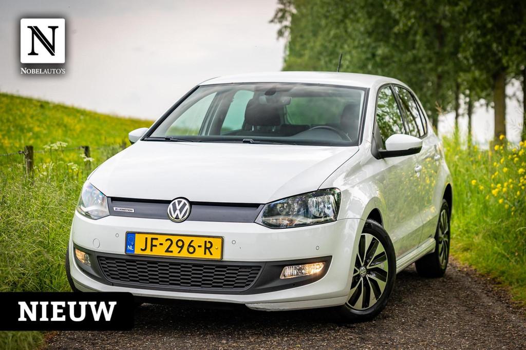 Volkswagen Polo 1.0 BlueMotion Edition |Nap |5Deurs |Clima, Auto's, Voorwielaandrijving, 95 pk, Met garantie (alle), Wit