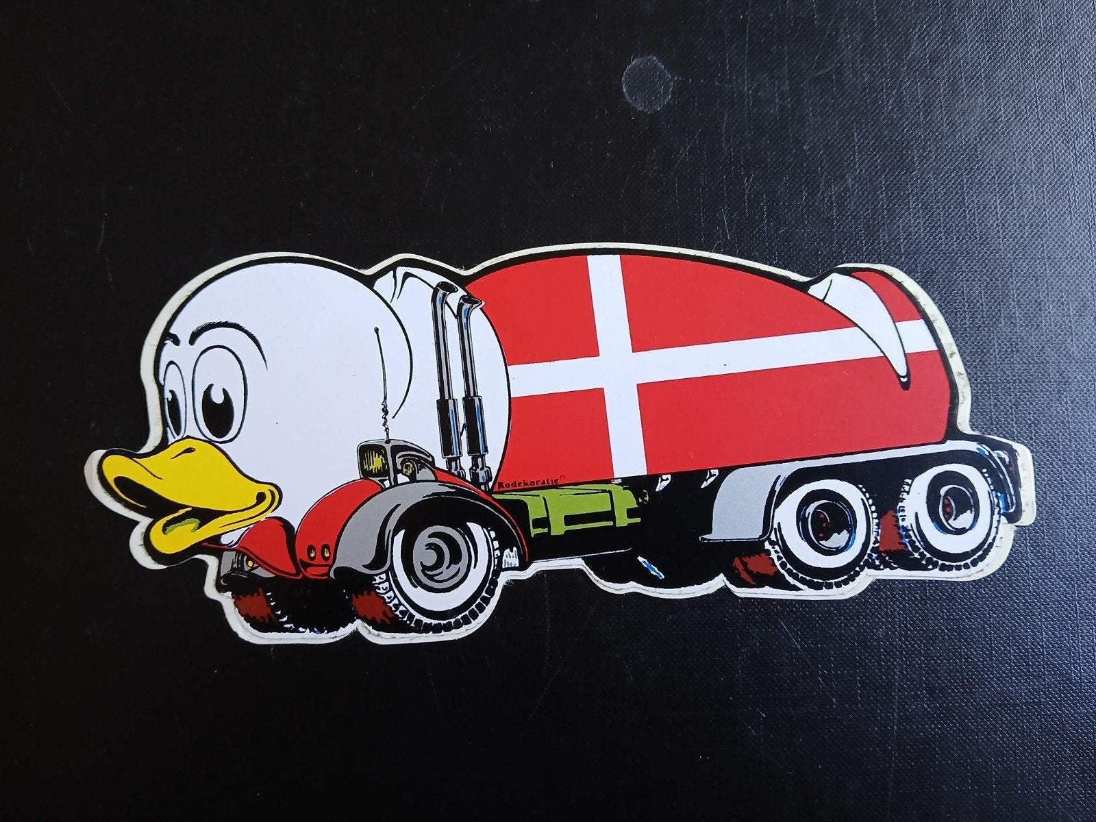 Deense Duck sticker Holland Duck, Verzamelen, Ophalen of Verzenden, Zo goed als nieuw, Auto's