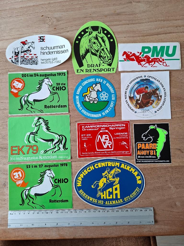 Stickers paardensport, Ophalen of Verzenden, Zo goed als nieuw, Sport