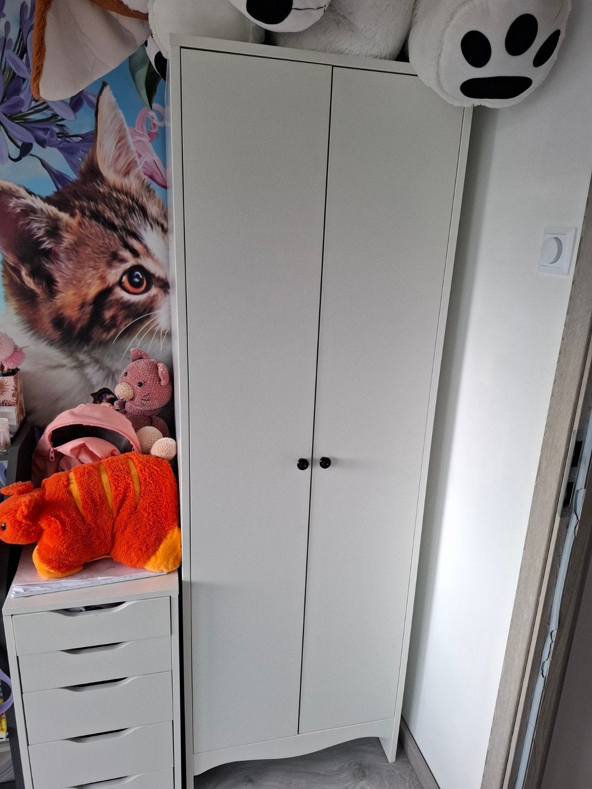 IKEA SMÅGÖRA Kledingkast Wit - in goede staat, Modern, functioneel, 150 tot 200 cm, 25 tot 50 cm, Overige houtsoorten