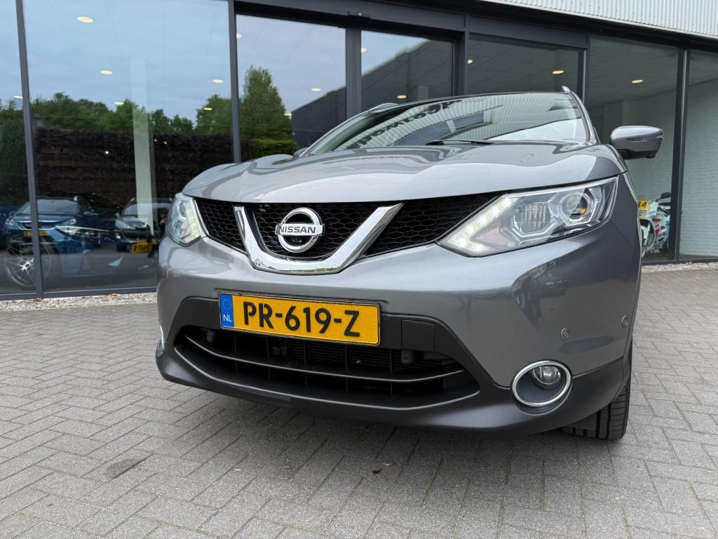 Nissan QASHQAI 1.2 TEKNA,Pano,Leer,BLIS,Lane Ass.,Cam360,LED, Gebruikt, 4 cilinders, Met garantie (alle), 116 pk