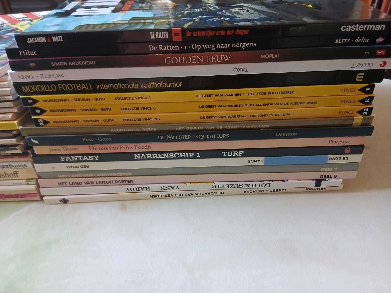 Grote collectie stripboeken: compleet, los, speciaal, Boeken, Stripboeken, Meerdere stripboeken, Ophalen of Verzenden, Gelezen