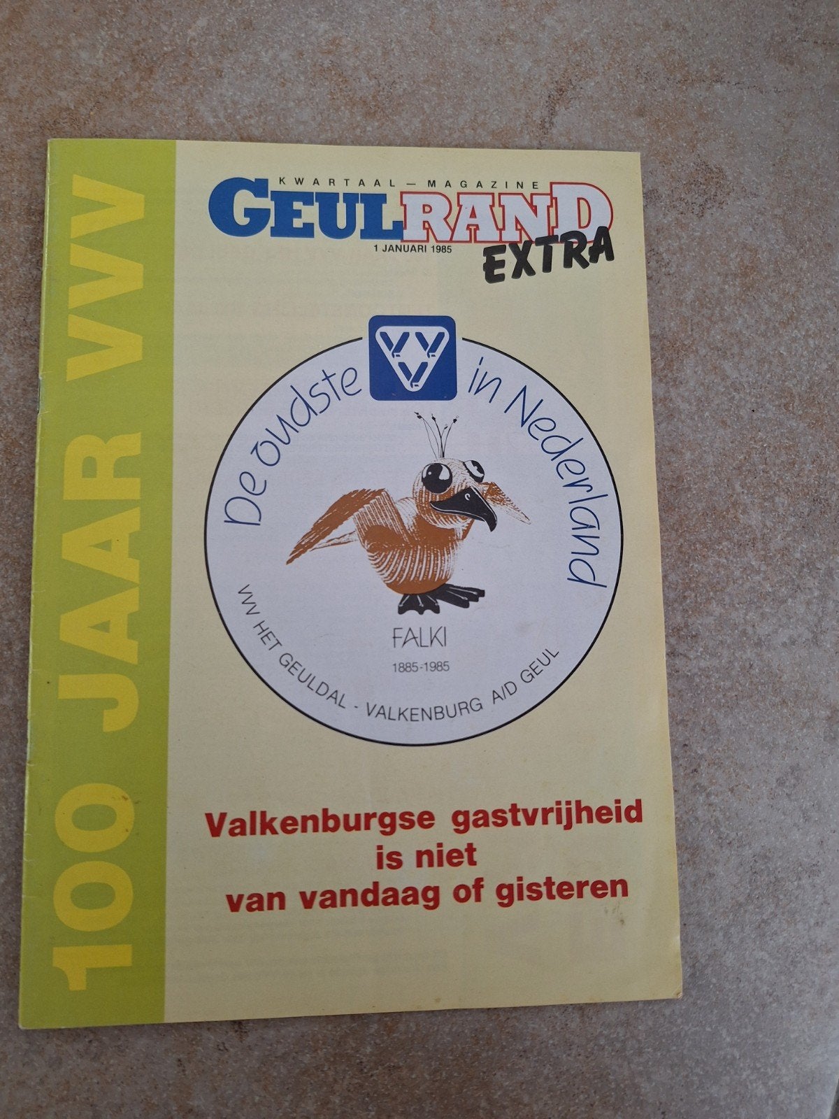 Valkenburg 1985 uitgave 100 jaar VVV, Ophalen of Verzenden, 1980 tot heden, Limburg