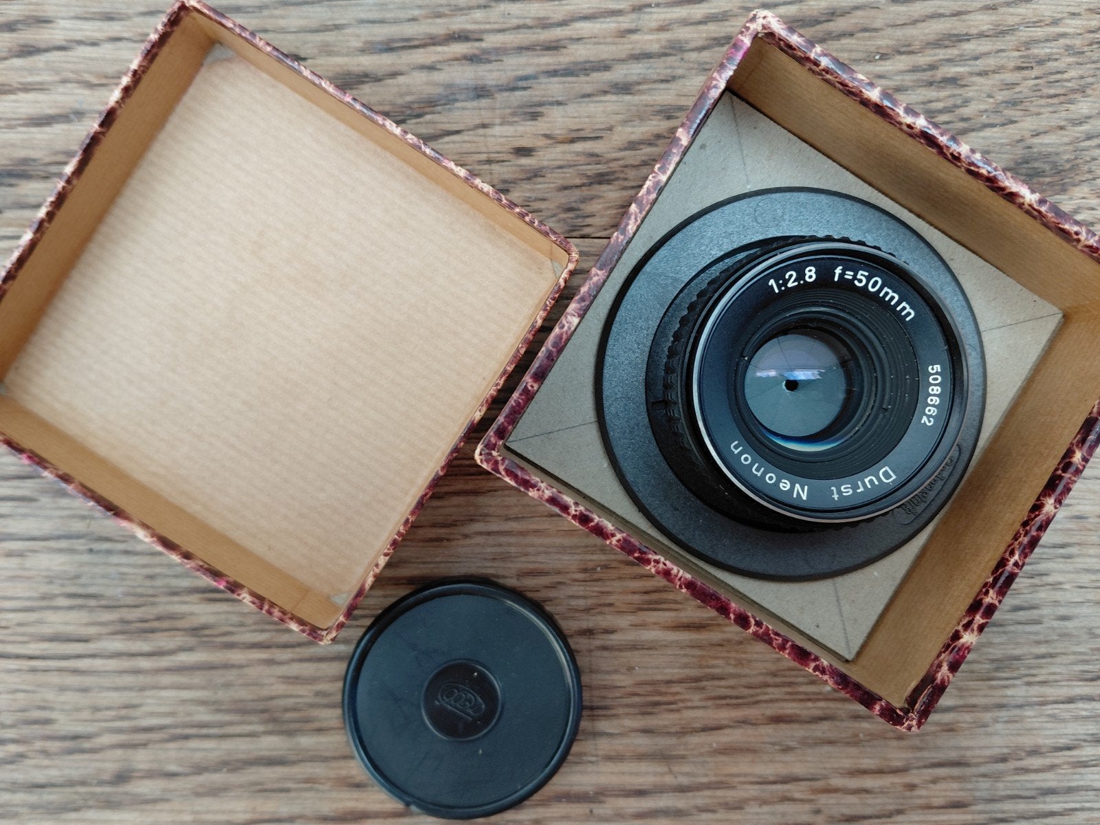 Durst Neonon 50mm vergrotingsobjectief, Ophalen of Verzenden, 1980 tot heden, Lens of Lenzen