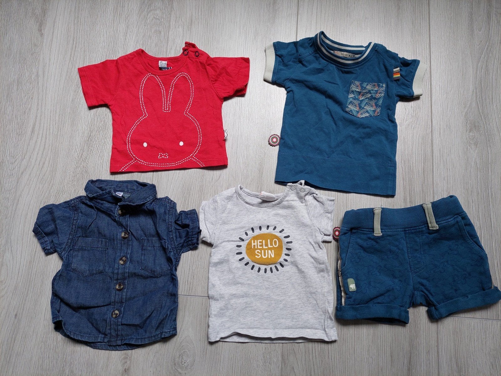 T-shirts maat 50 jongen 50/56 shirts t-shirt shirt nijntje 4, Ophalen of Verzenden, Zo goed als nieuw, Jongetje, Shirtje of Longsleeve