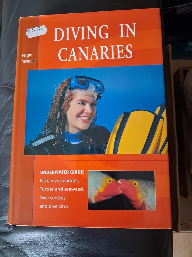 Diving in Canaries - Onderwatergids Canarische Eilanden, Ophalen of Verzenden, Zo goed als nieuw