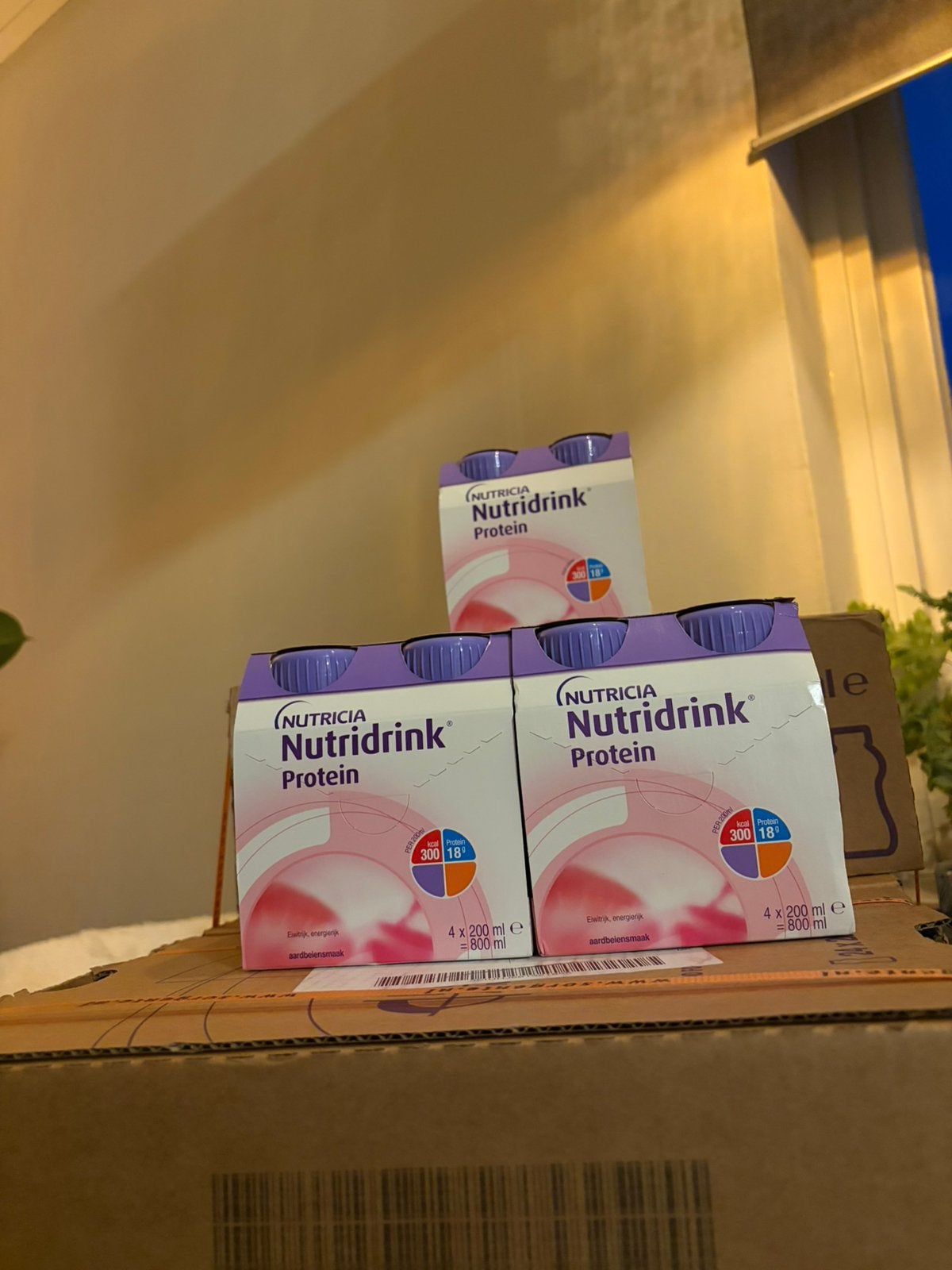 24x Nutricia/Nutridrink Protein Aardbei, Ophalen