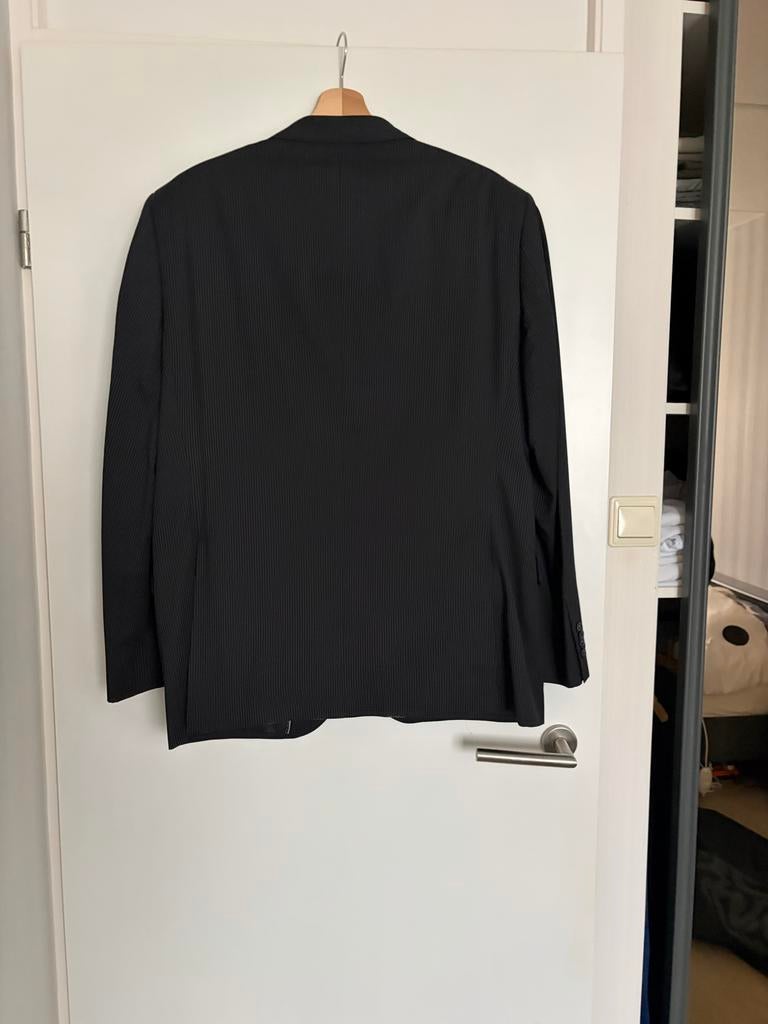 Stanley & Morgan Herenpak - Zwart met streep, Maat 54, Kleding | Heren, Ophalen of Verzenden, Zo goed als nieuw, Overige maten