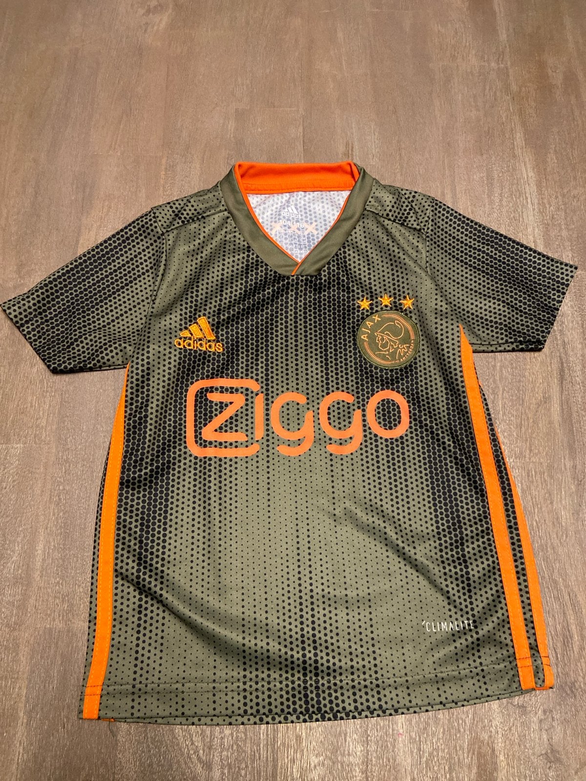Ajax uitshirt 2019/2020 - Maat 104/116, Ophalen, Zo goed als nieuw, Jongen of Meisje, Shirt of Longsleeve