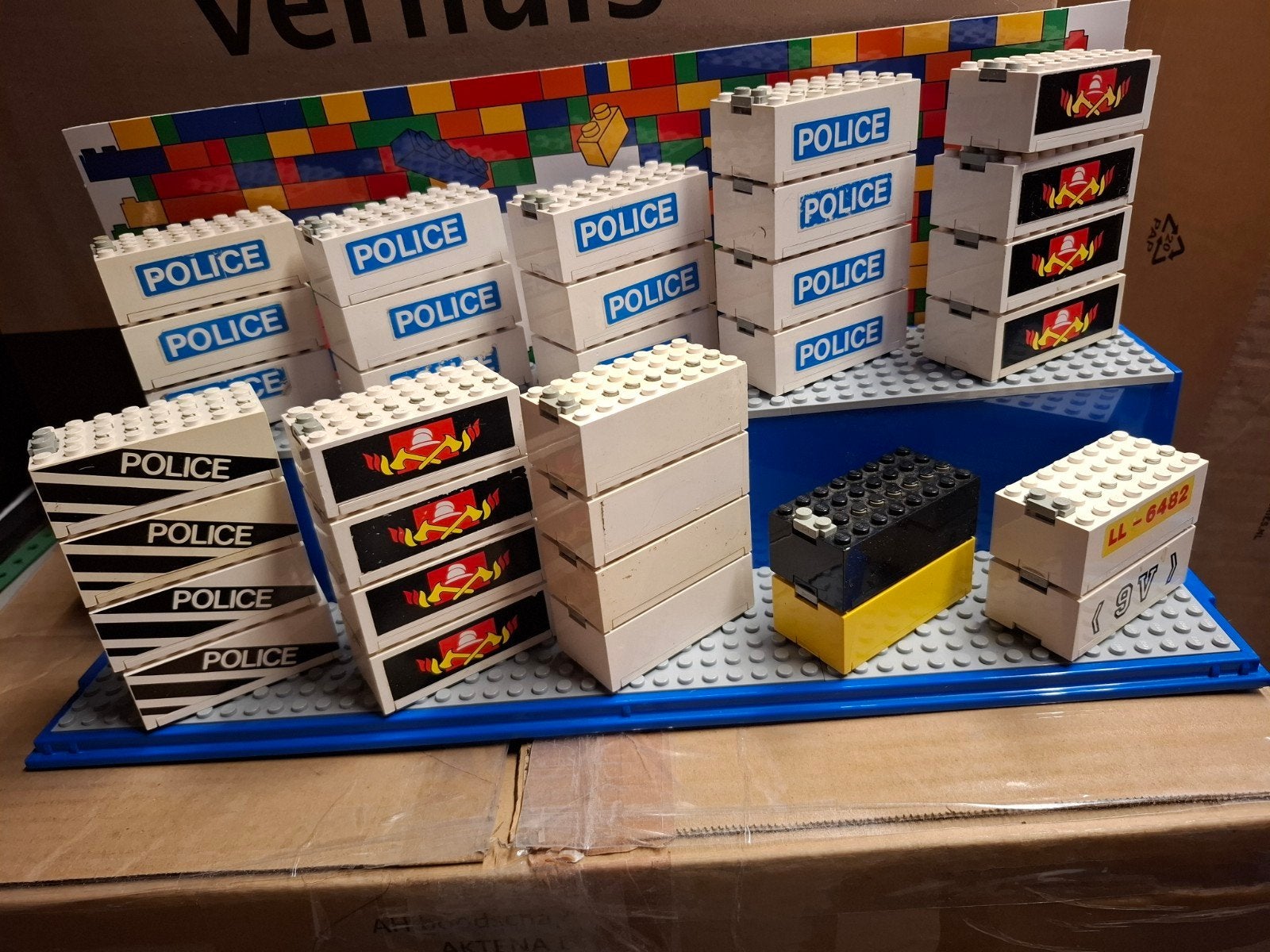 Div lego 9 volt batt kastjes, Gebruikt, Lego, Accessoire, Ophalen of Verzenden