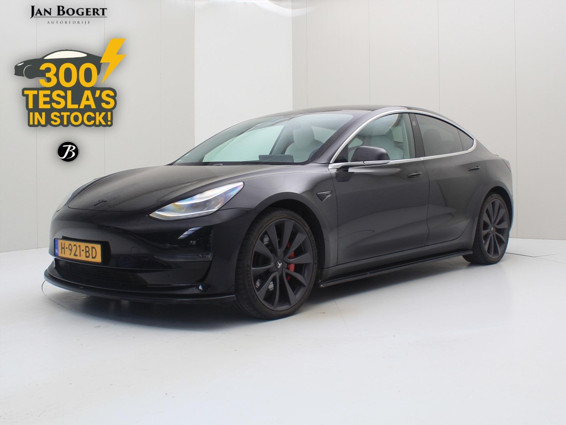 Tesla Model 3 Performance Dual Motor AWD 486pk 88.3% SoH [ W, Automaat, Zwart, Origineel Nederlands, Vierwielaandrijving