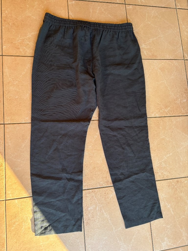Nieuw travelstof broek C&A mt 48, Kleding | Dames, Zwart, Ophalen of Verzenden, Zo goed als nieuw, C&A