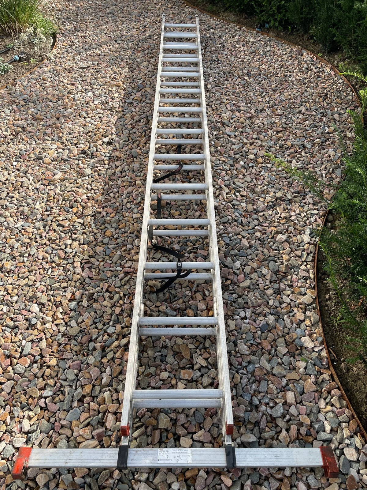 Altrex Type L 980 uitschuifbare ladder - 3,80 tot 7,5 meter, Doe-het-zelf en Verbouw, Ophalen, Gebruikt, Ladder, Opvouwbaar of Inschuifbaar