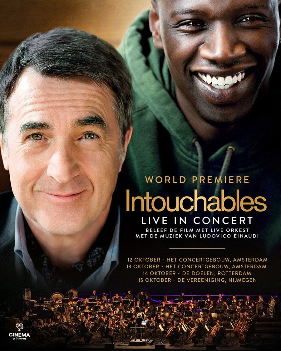 Cinema in Concert : Intouchables 90 euro per kaartje, Tickets en Kaartjes, Drie personen of meer, Oktober