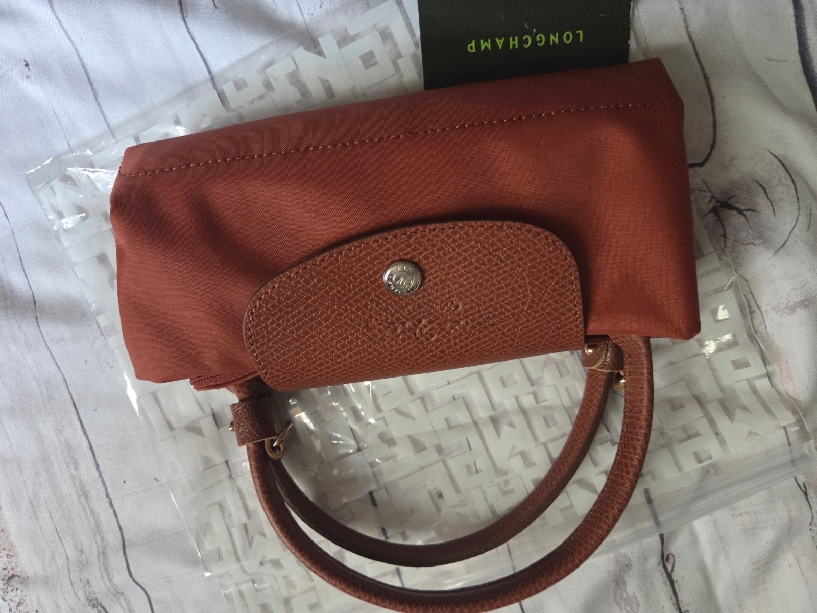 Longchamp Le Pliage handtas - Nieuw, Ophalen of Verzenden, Nieuw, Bruin, Handtas