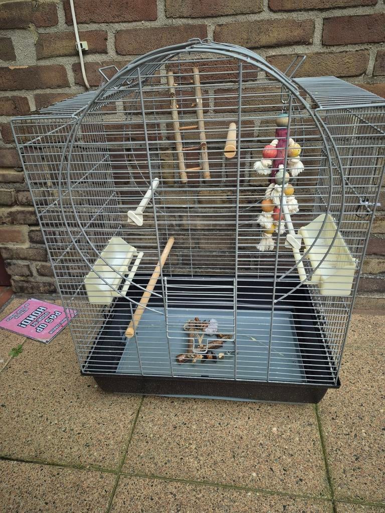 Vogelkooi kooi vogel compleet, Ophalen of Verzenden, Zo goed als nieuw, Metaal, Vogelkooi