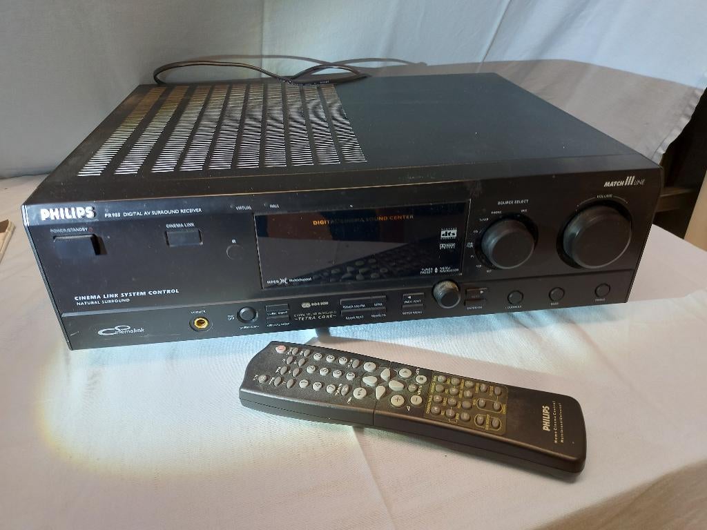 Philips Surround Sound Receiver FR985, Audio, Tv en Foto, Versterkers en Receivers, Gebruikt, 60 tot 120 watt, Ophalen, Overige merken