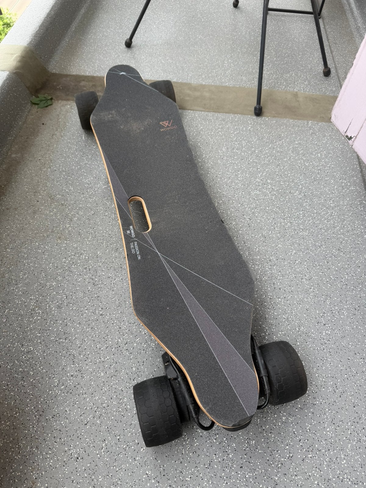 Wowgo 3E Elektrisch Longboard Skateboard, Ophalen, Gebruikt, Longboard