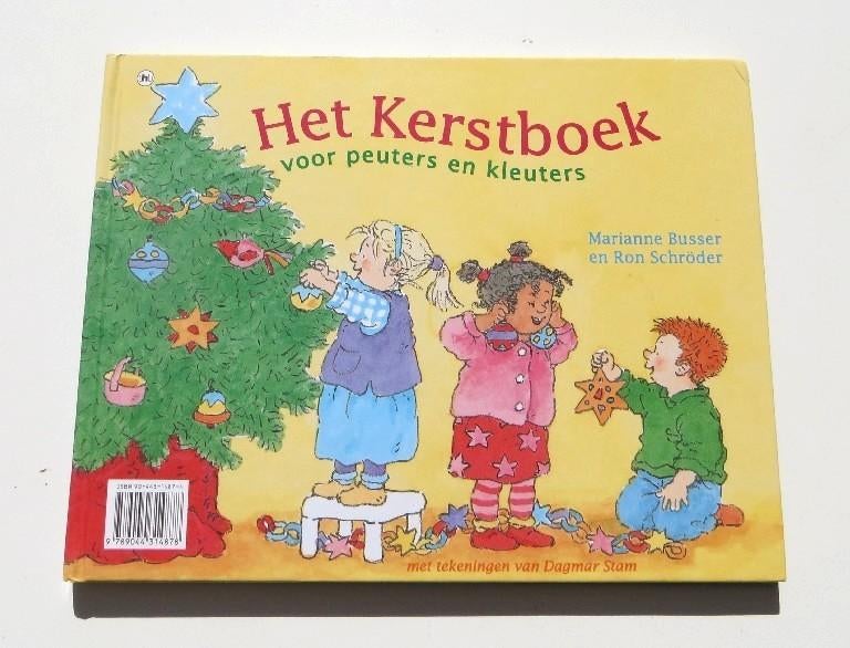 Omkeerboek M5291: Het Sinterklaas/kerstboek voor kleuters 3+, Gelezen, 3 tot 4 jaar, Ophalen of Verzenden, Marianne Busser, Ron Schröder, Dagmar Stam