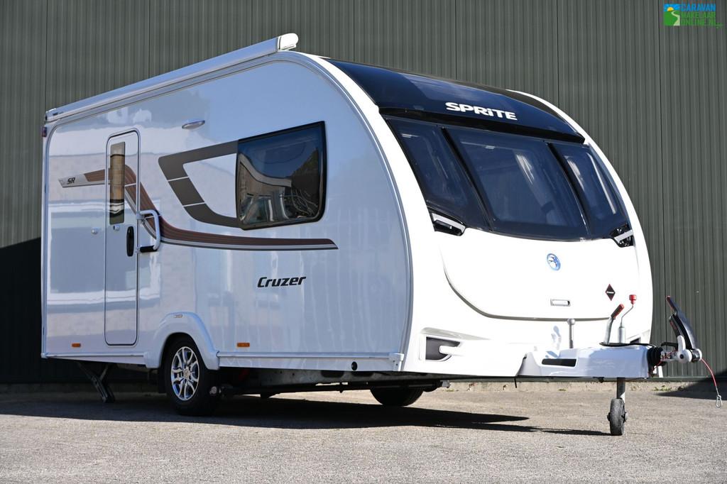 Sprite Cruzer 460 SR|Mover|Cassette luifel, Caravans en Kamperen, Standaardzit, Bedrijf, 5 tot 6 meter, Sprite