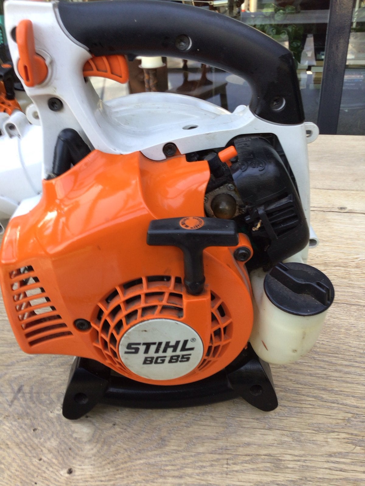 Stihl BG 85 Bladblazer - Benzine, Handgedragen, Tuin en Terras, Ophalen of Verzenden, Gebruikt, Benzine, Handgedragen