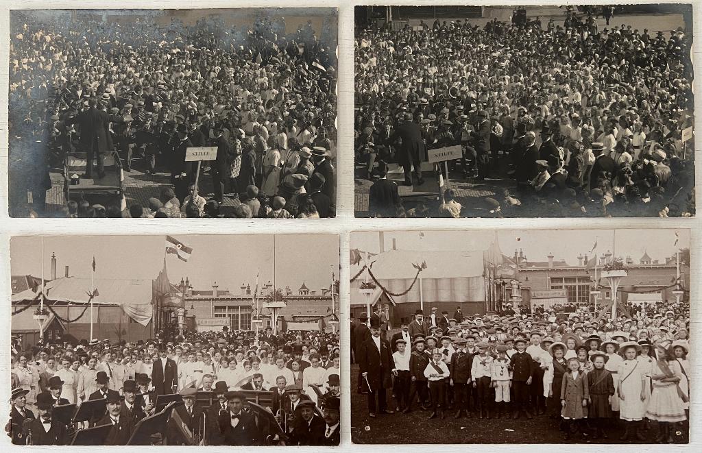 4 x foto’s uit Purmerend 1922 Jubileum 300 jaar, Ophalen of Verzenden, Voor 1940, Overige onderwerpen