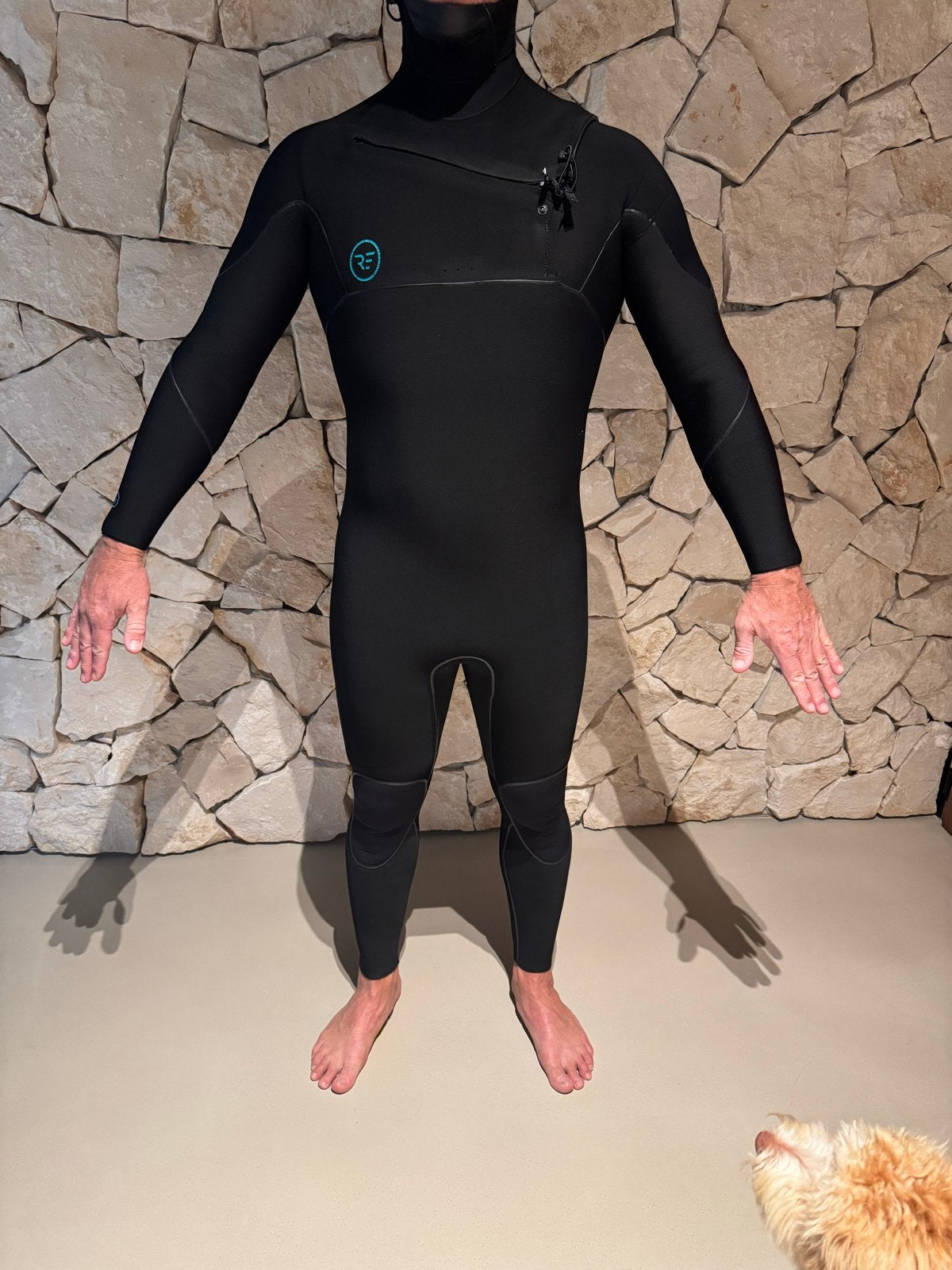 Ride Engine Apoc 5/4/3mm wetsuit met capuchon - Maat L, Watersport en Boten, Ophalen of Verzenden, Zo goed als nieuw, Heer, Wetsuit